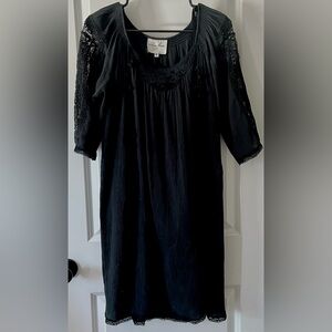 Vintage Chelsea Flower M Cotton dress with Slip. Amazing details! Gauzy&Lacey